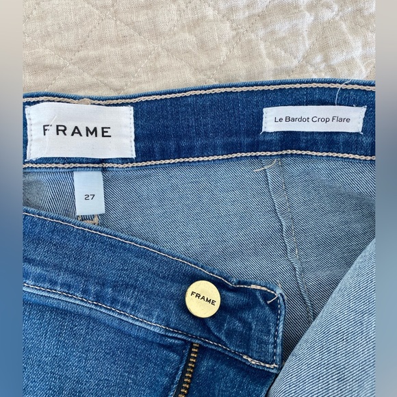 Frame jeans denim, Le Bardot Crop Flare 27 - Picture 5 of 5